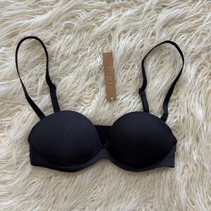 Skims Ultimate Push Up Strapless Bra Onyx Size 30B